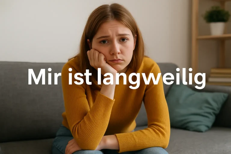 Mir ist langweilig